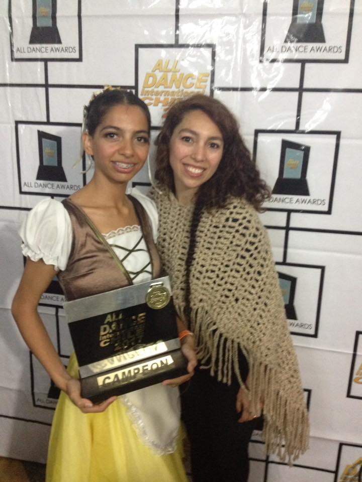 Premio 1er Lugar Categoría juvenil Repertorio Clásico. Concurso Internacional All Dance Chile, 2017